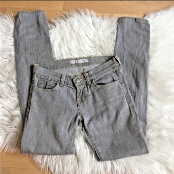 J Brand Low Slim Fit Grey Jean Great Condition - Picture 5 of 6